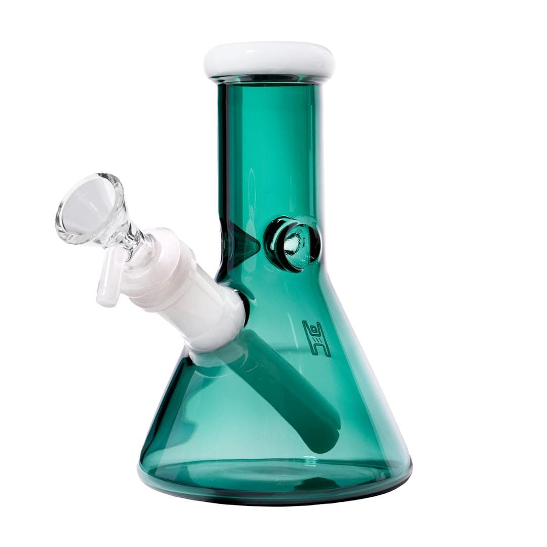 Beaker Bong 6in Lake Green