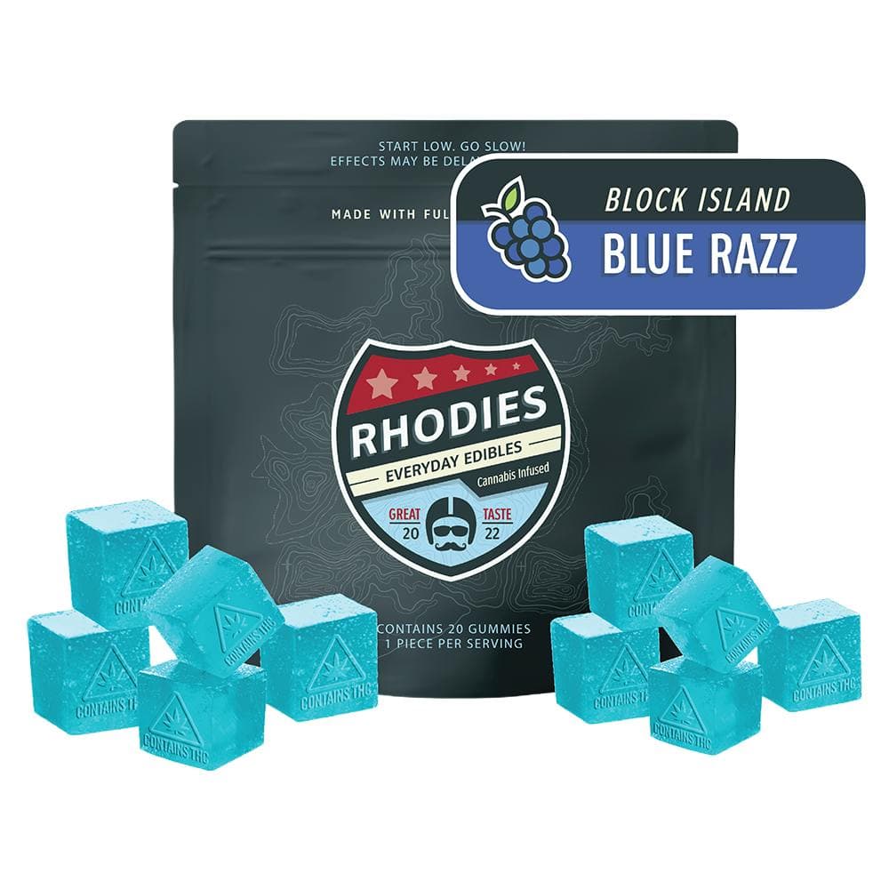 Block Island Blue Raspberry Gummies  5mg x 20pk