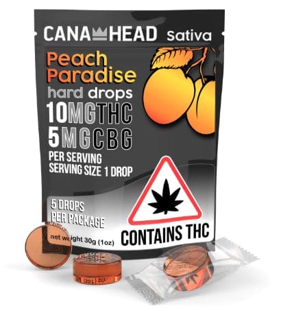 Peach Paradise 2:1 THC:CBG Hard Drops