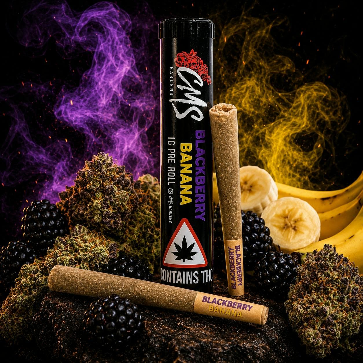 Blackberry Banana Pre-roll
