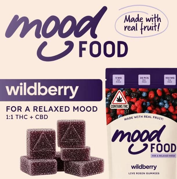 Wildberry 1:1 CBD:THC | Live Rosin | 5mg x 20pk