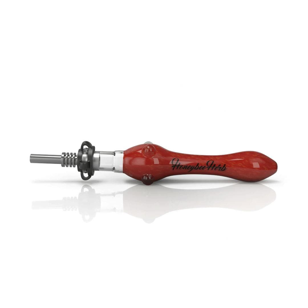 Speckled Glass Nectar Collector Orange