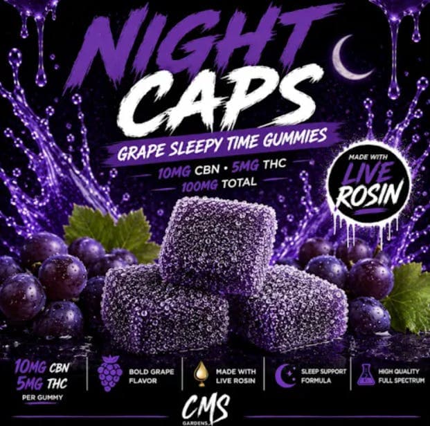 Night Cap's Sleepy Grape Gummies