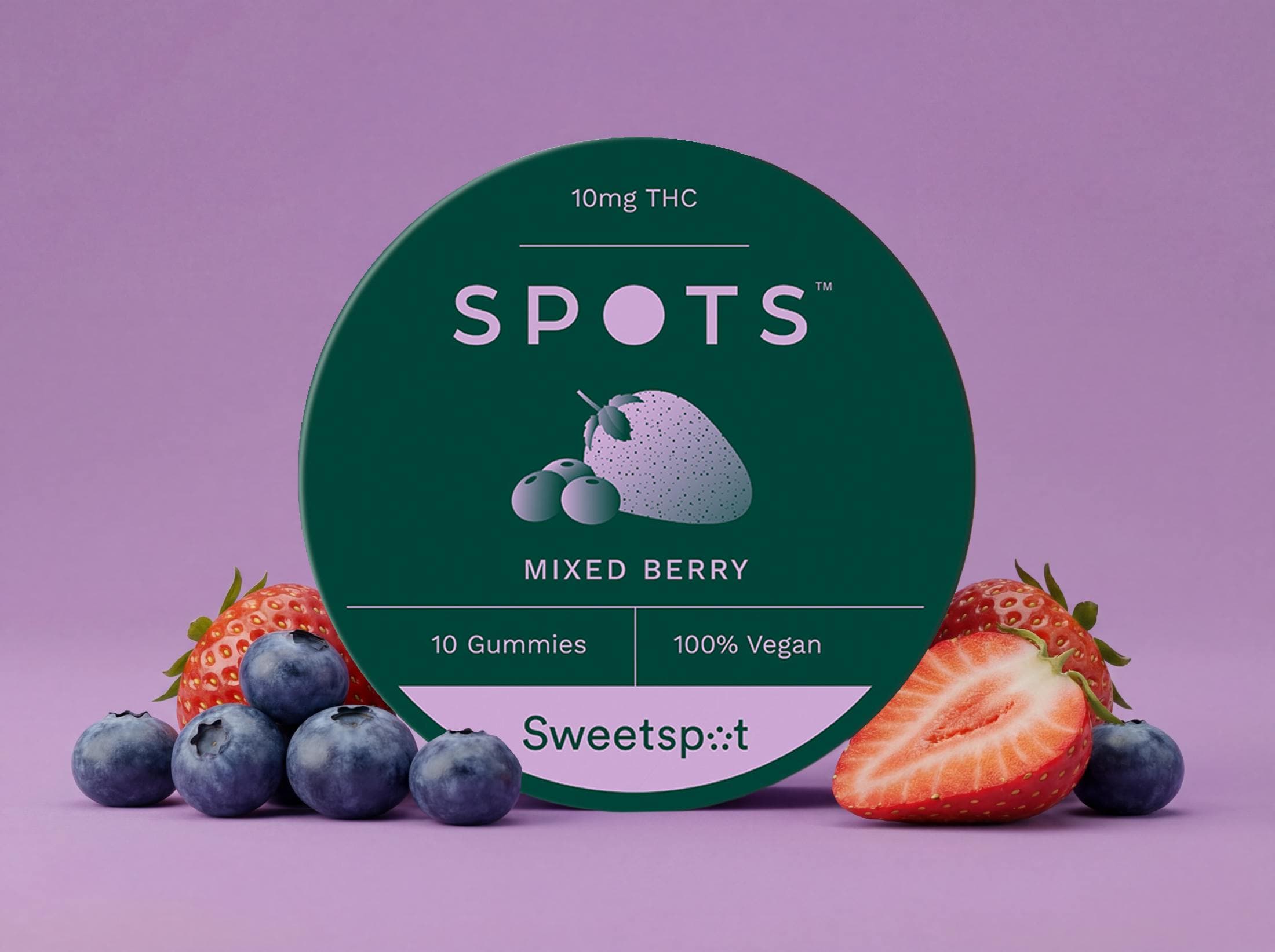 Mixed Berry Spots 10mg