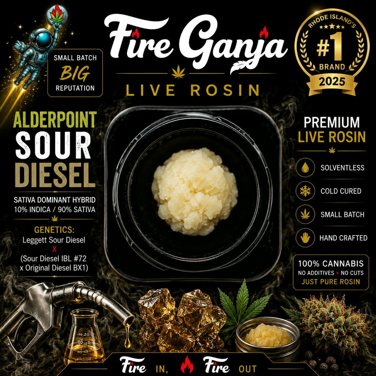 Alderpoint Sour Diesel - Rosin