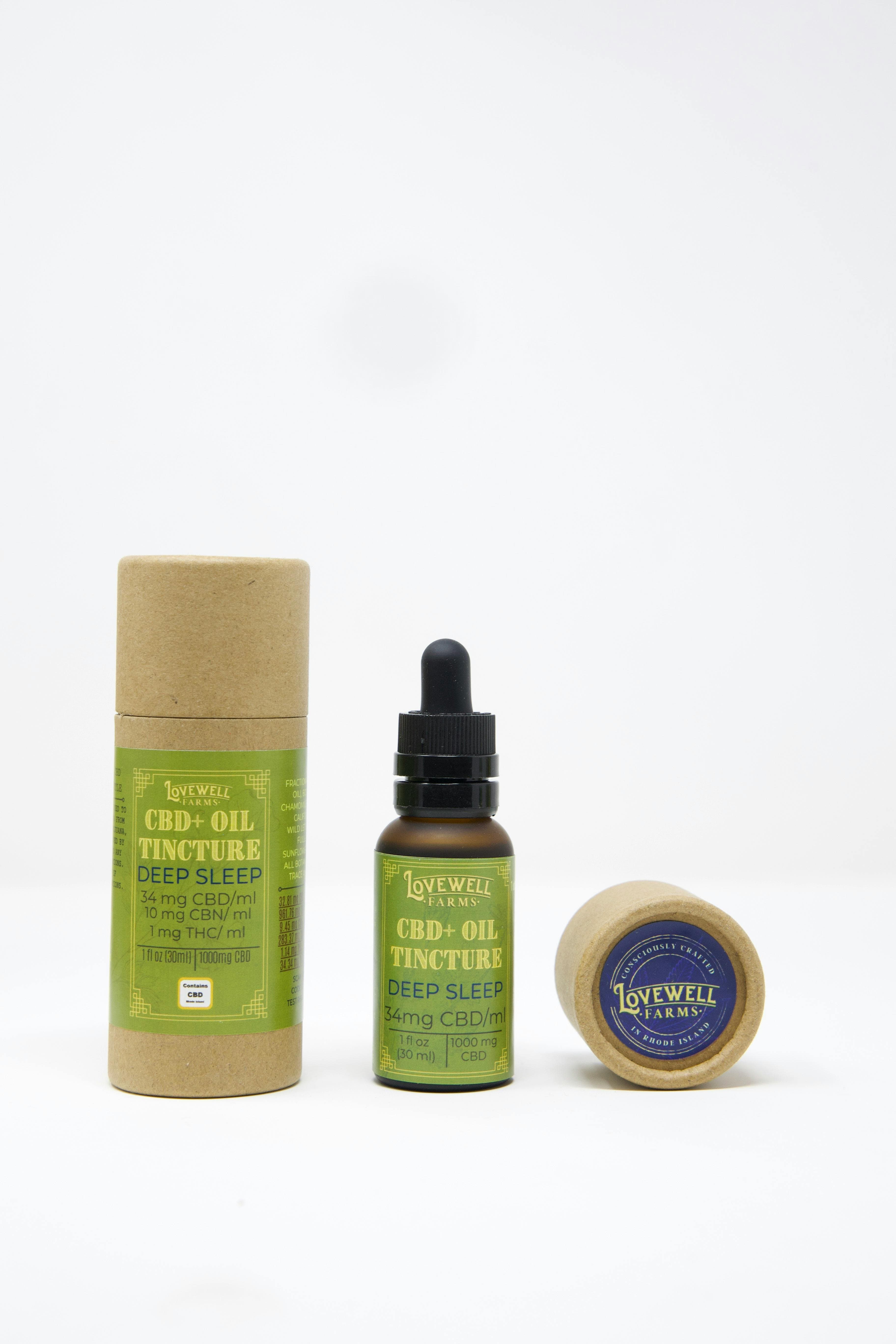 Lovewell Farms - CBD + Deep Sleep - Tincture CBD 1oz (30ml)