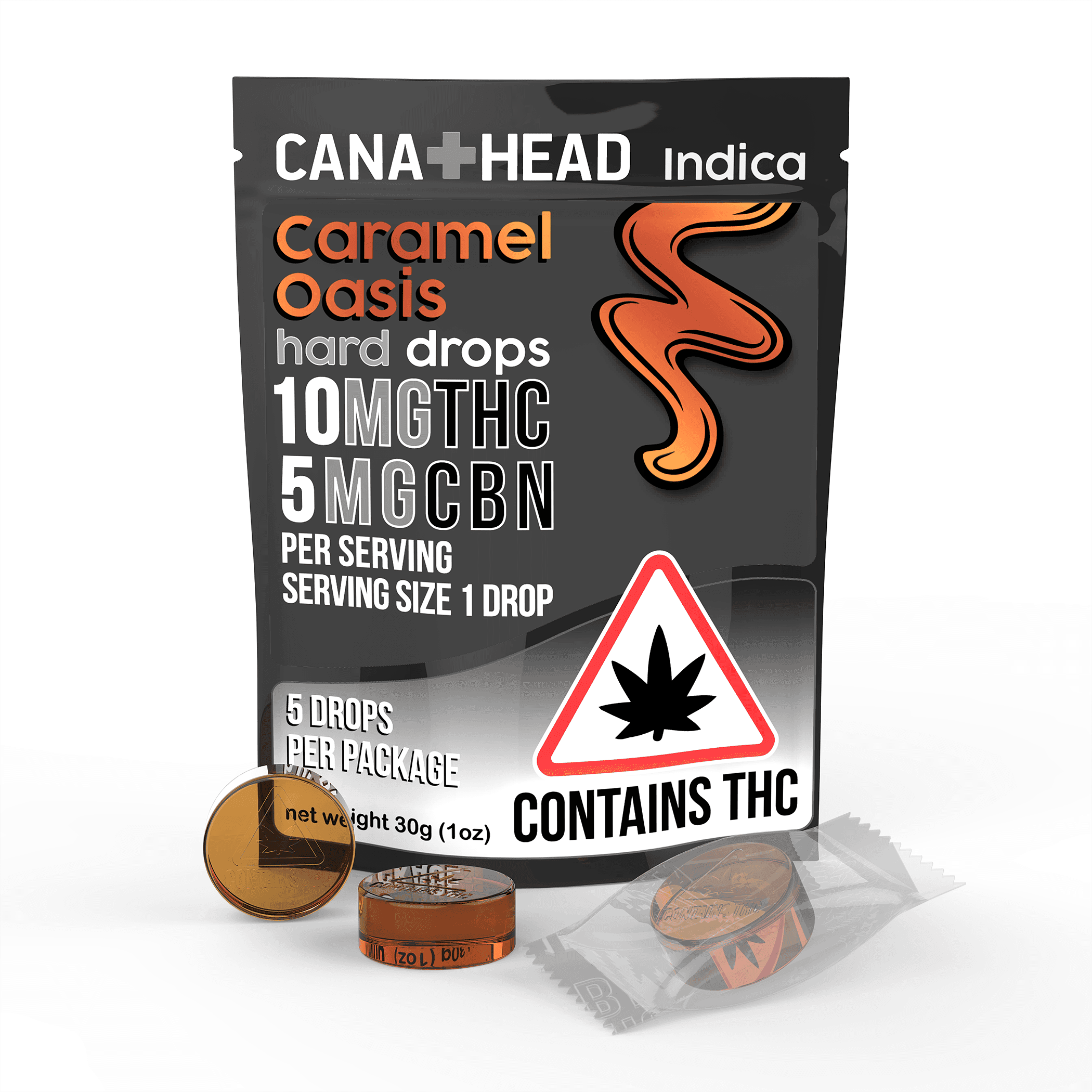 Caramel Oasis 2:1 THC/CBN Hard Drops