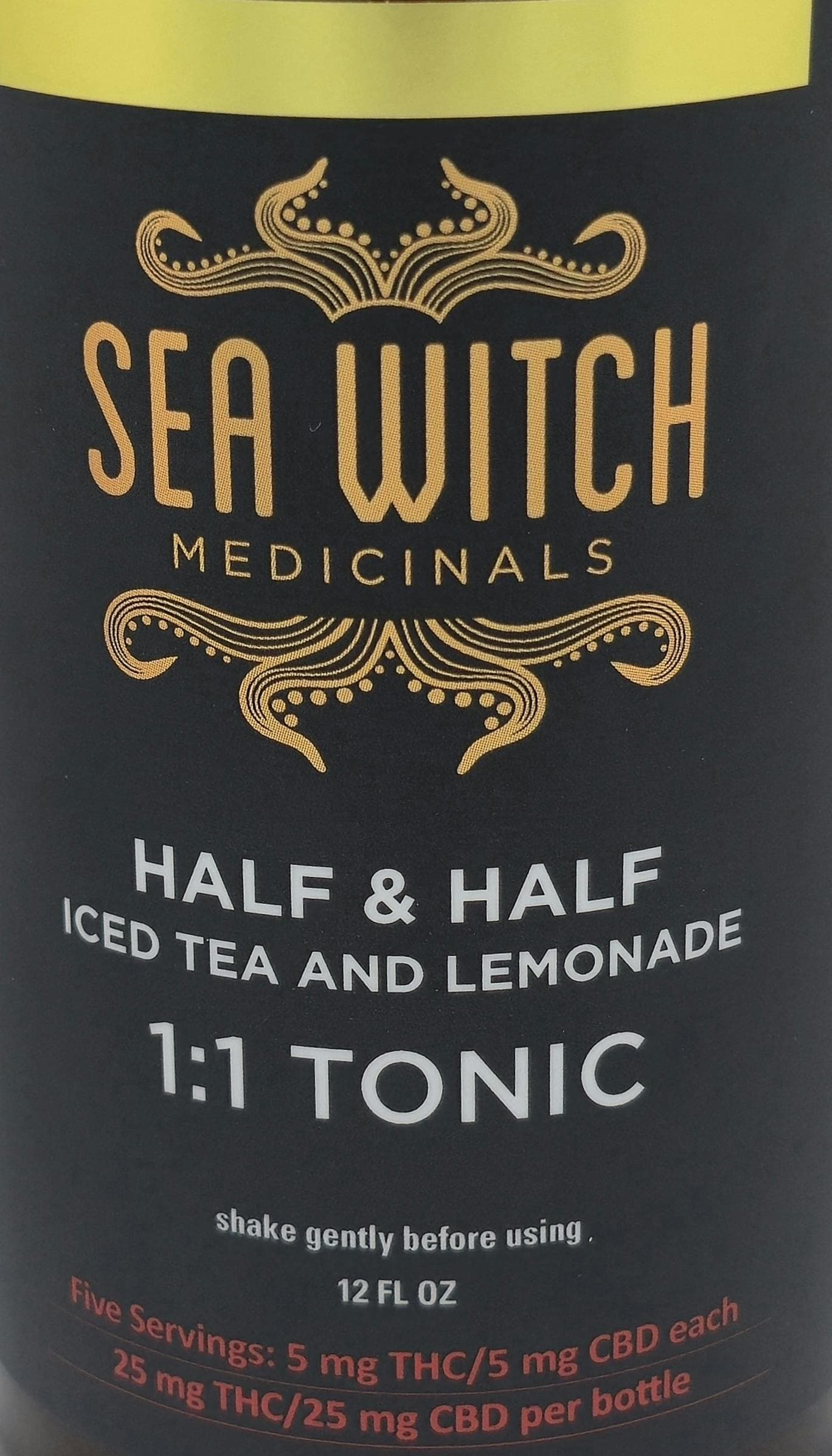 Tea and Lemon - 25mgTHC/25mgCBD  12fl oz