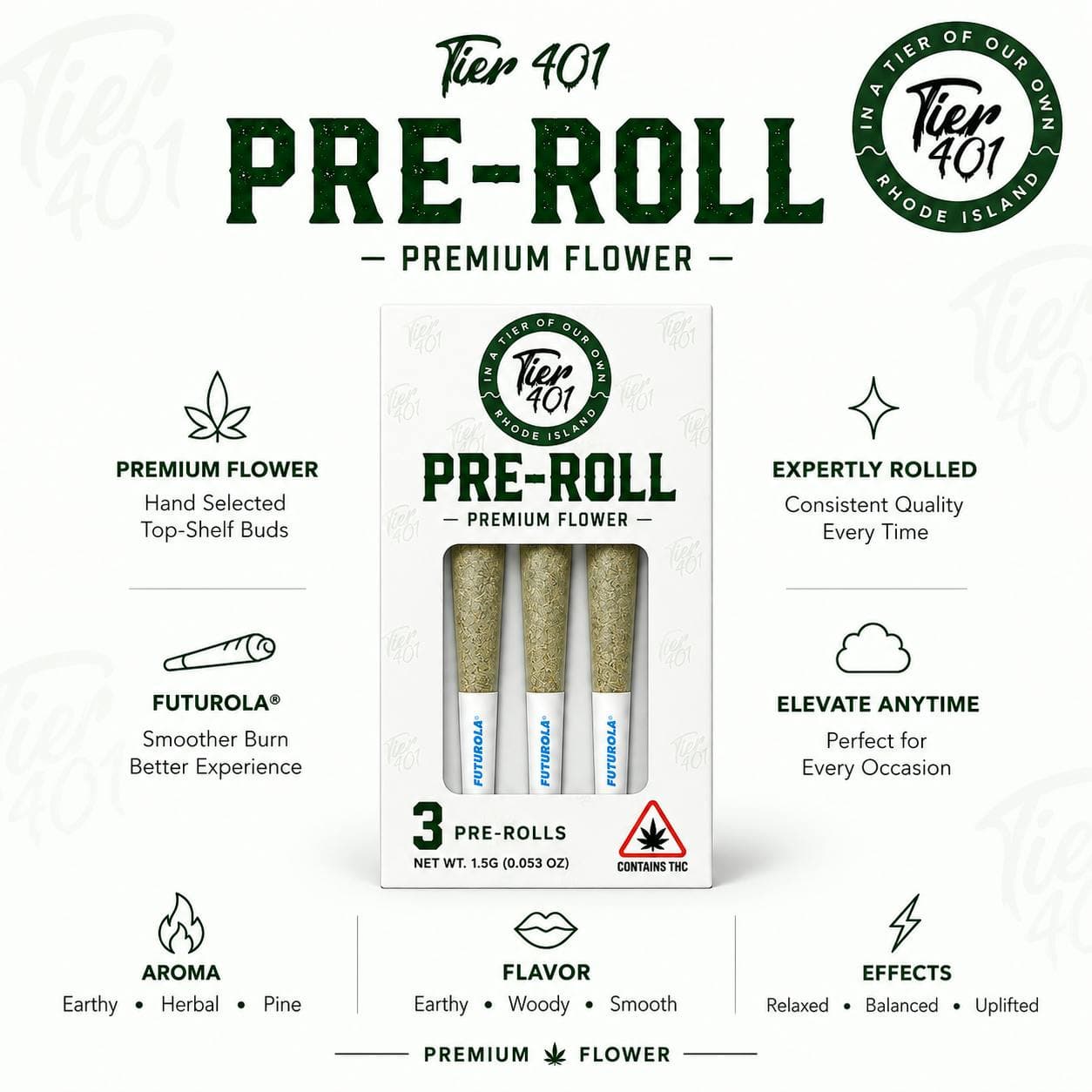 Alien Cookies - x 3pk Preroll Multipack