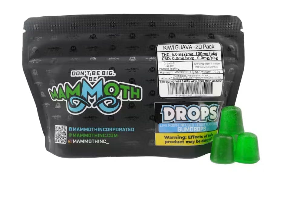 Kiwi Guava - 5mg x 20pk - Gummies