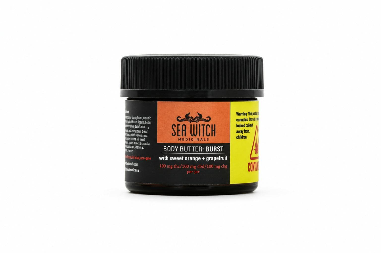 Body Butter: Burst - 100mg THC/100mgCBD Jar