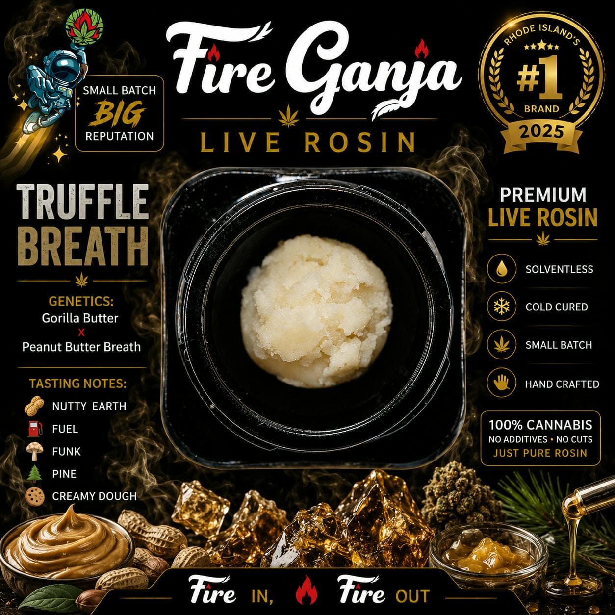 Truffle Breath Live Rosin