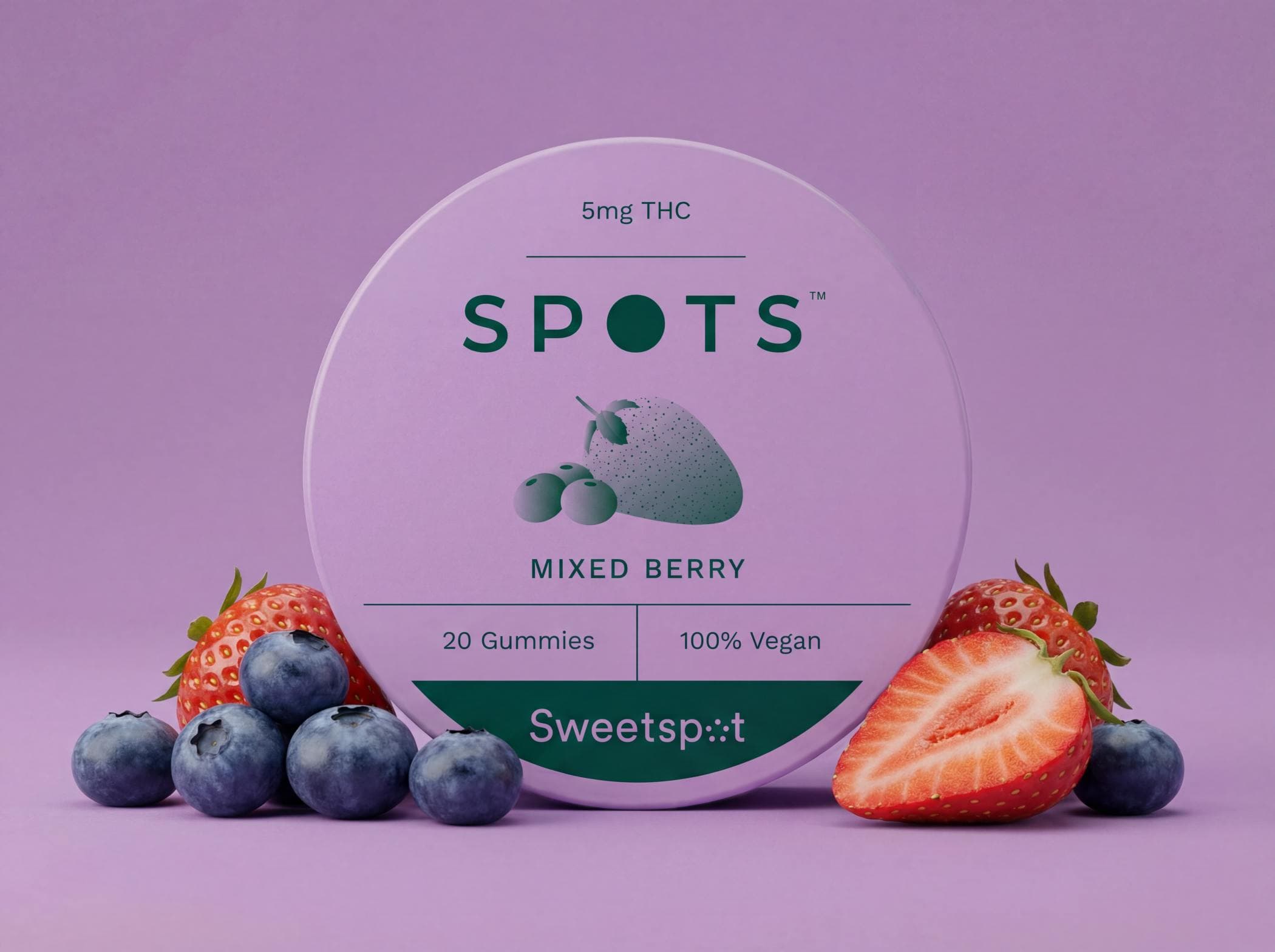 Mixed Berry Spots 5mg