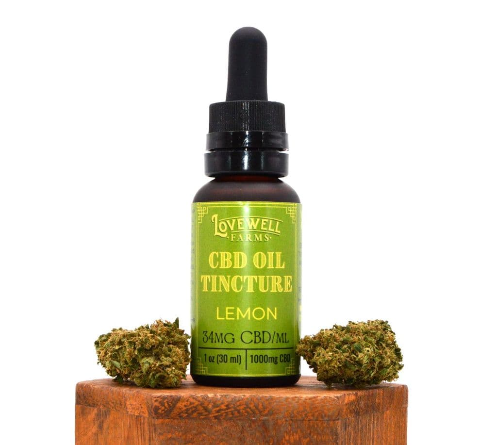 CBD Oil Lemon Tincture - 1000mg