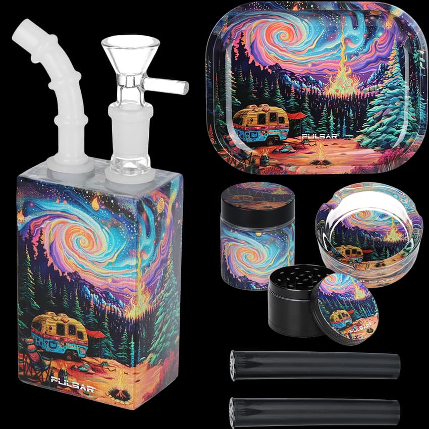 Smoker's Hard Case Travel Starry Camp - Kit