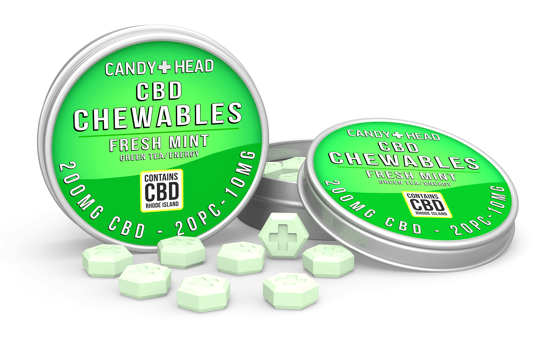 Energy Mint CBD Isolate Tablets - 20pk