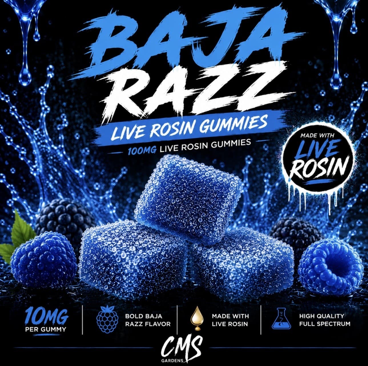 Baja Razz Gummies | 10 Pack