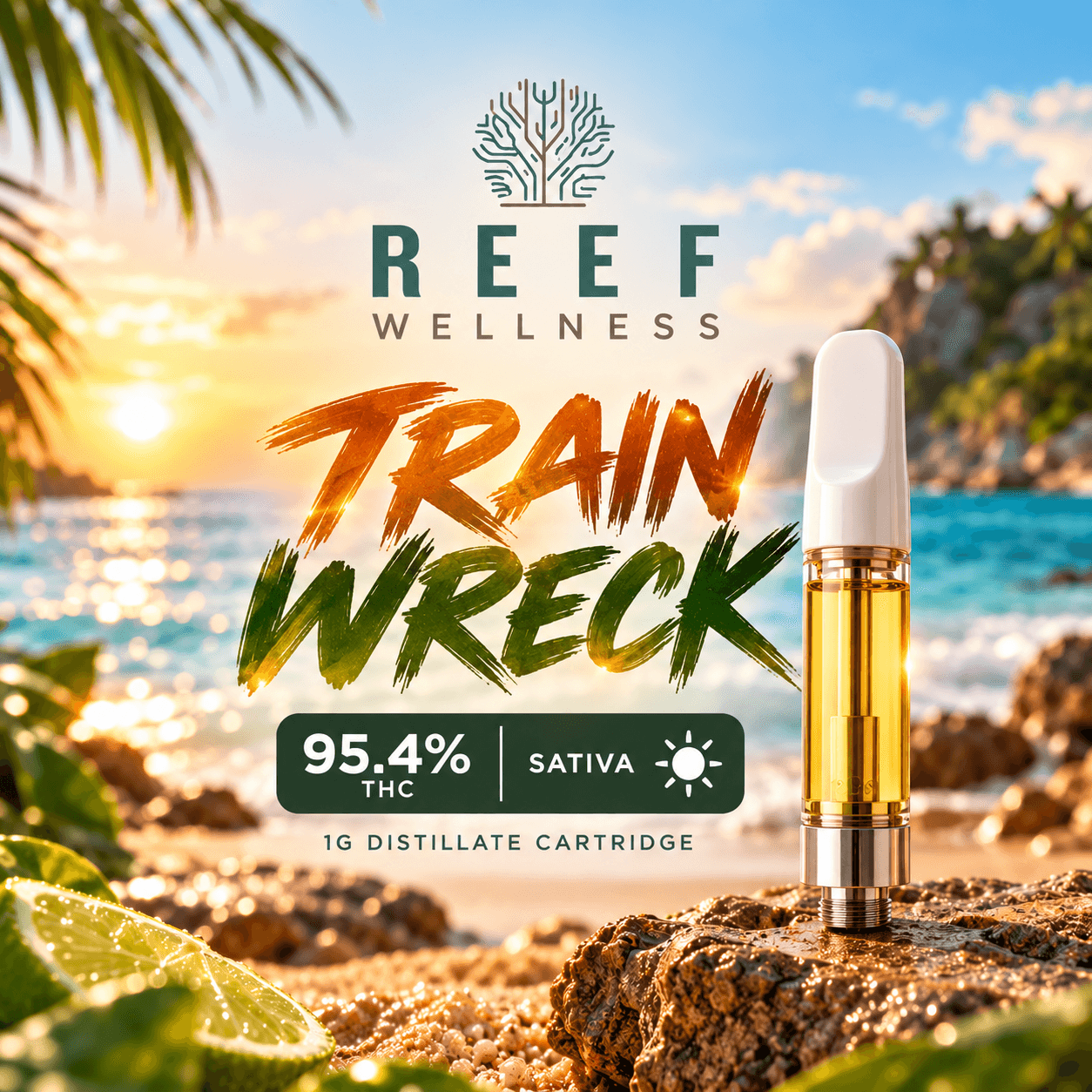 Train Wreck Distillate Cartridge