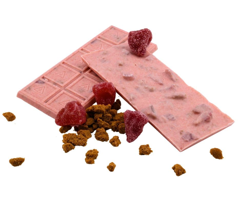Strawberry Shortcake White Chocolate Bar | 100mg