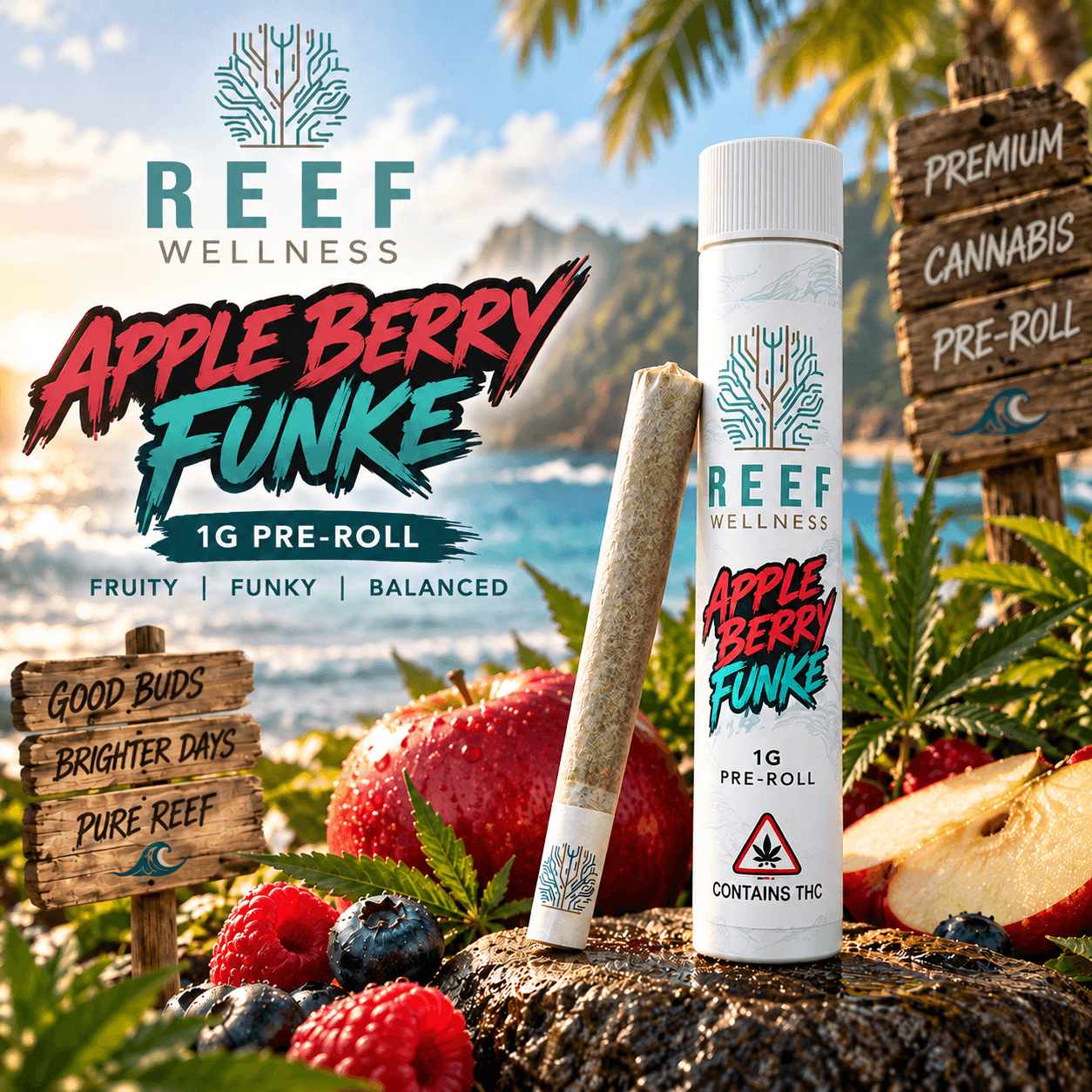 Apple Berry Funke Pre-Roll