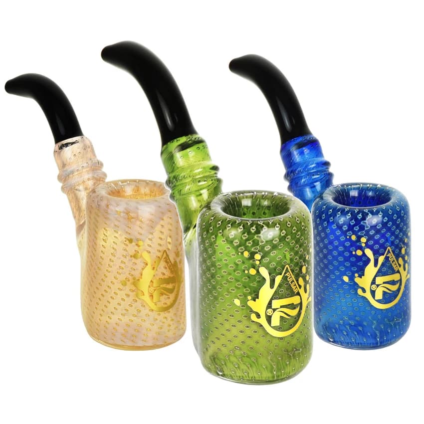 Bubble Matrix Glass Sherlock Pipe | 3.75"