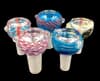 Assorted Color Glass Flower Bowl | 14mm