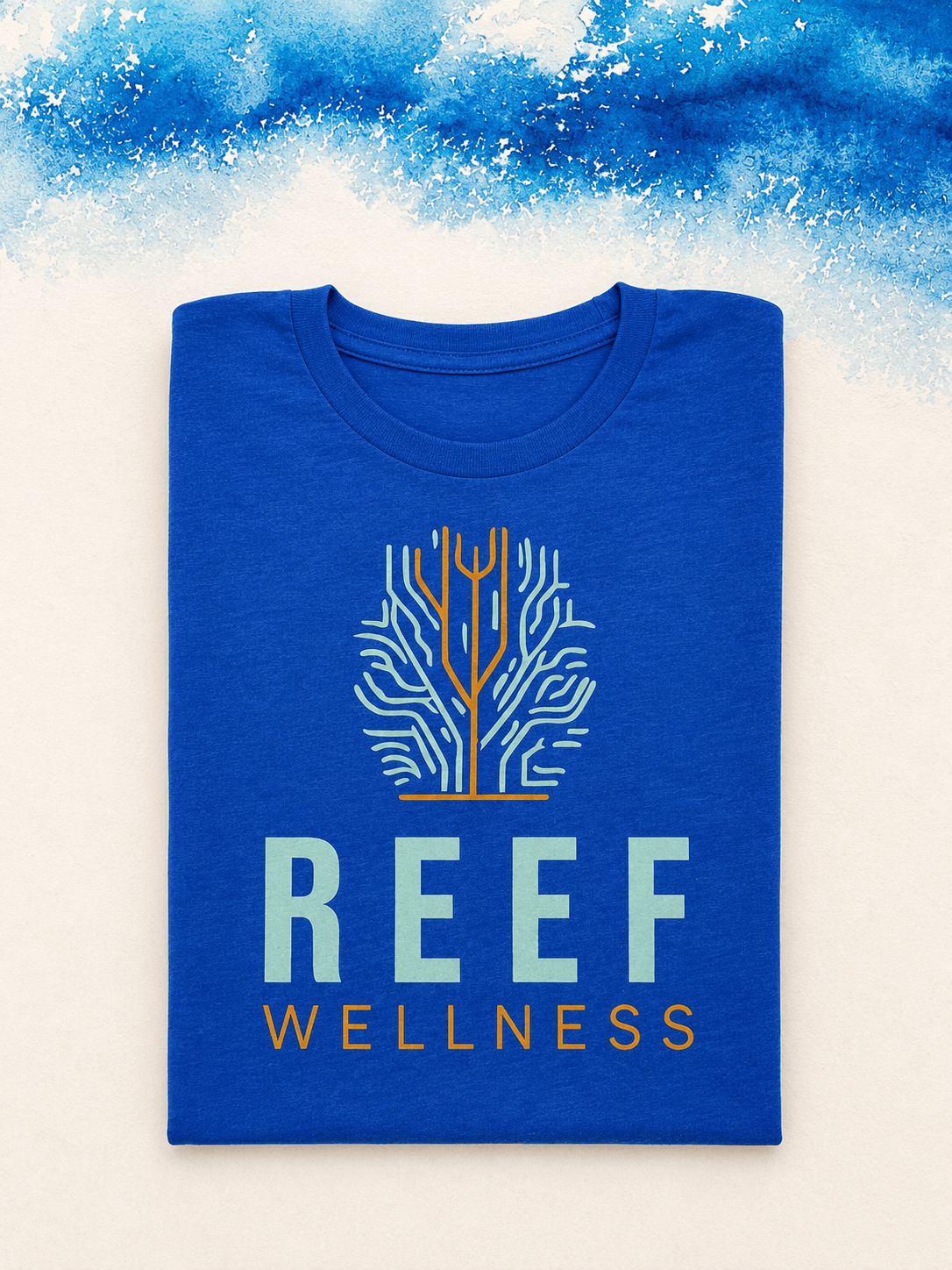 Royal Blue Reef T-Shirt - Large
