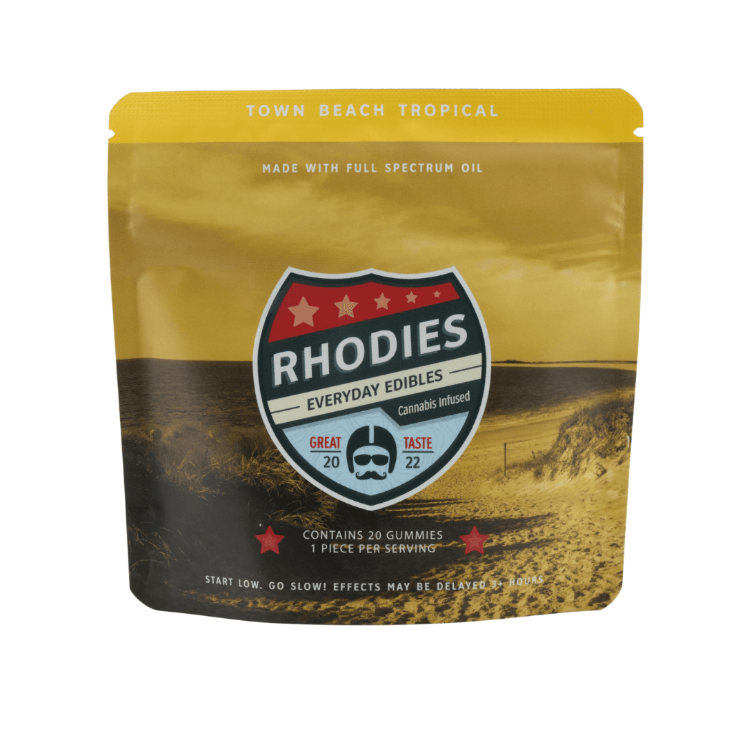 Rhodies 100mg - Town Beach Tropical Gummies - 20pk