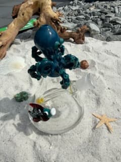 Octopus Design Water Pipe