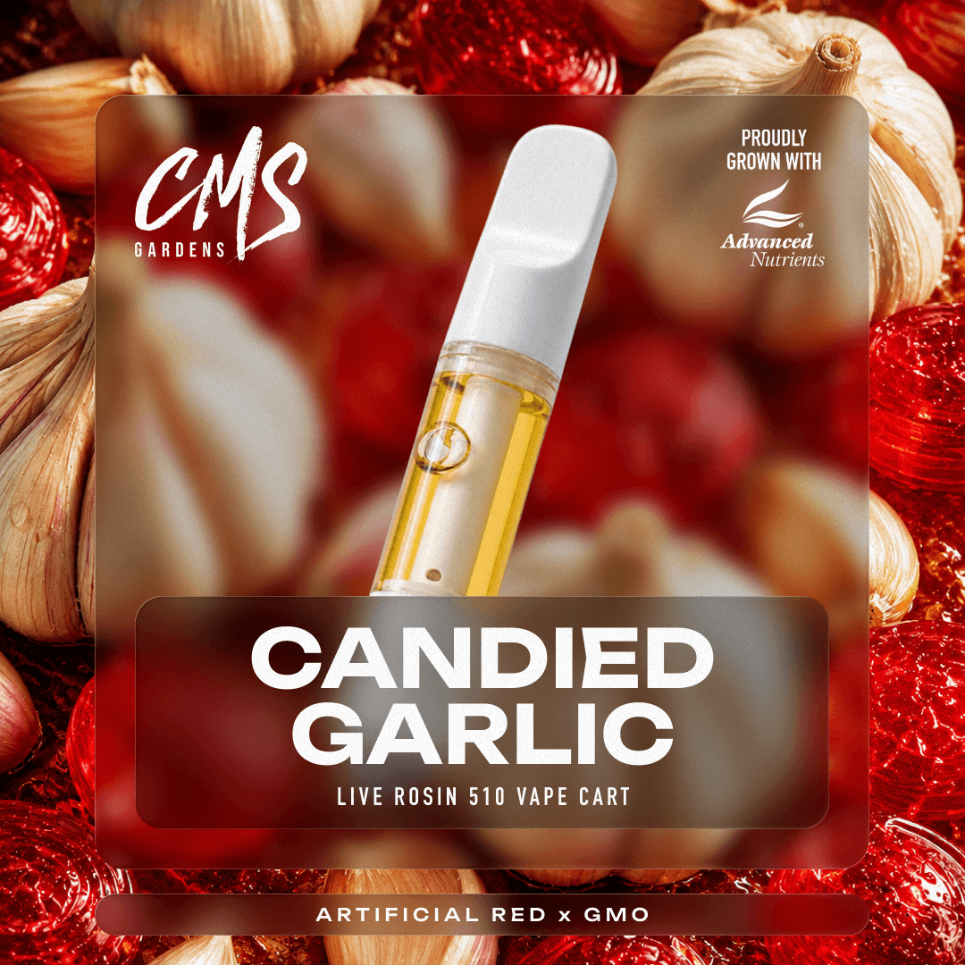 Candied Garlic - 0.5g Live Rosin Vape Cart