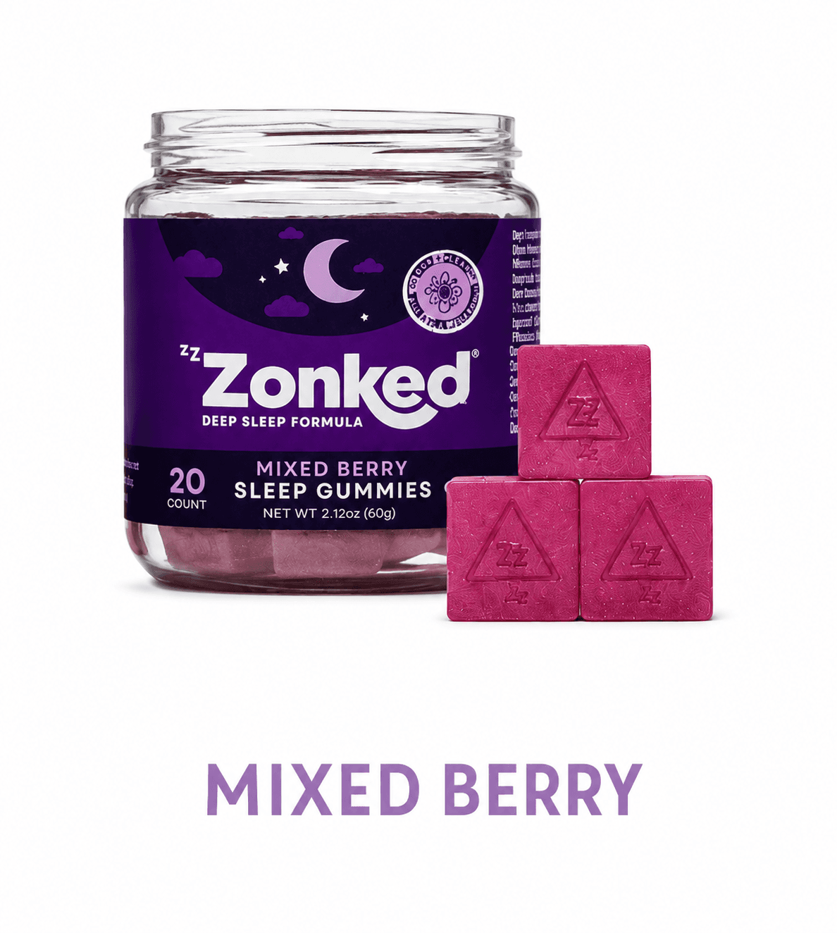 Mixed Berry Distillate Gummies (Melatonin) 5mg 20pk