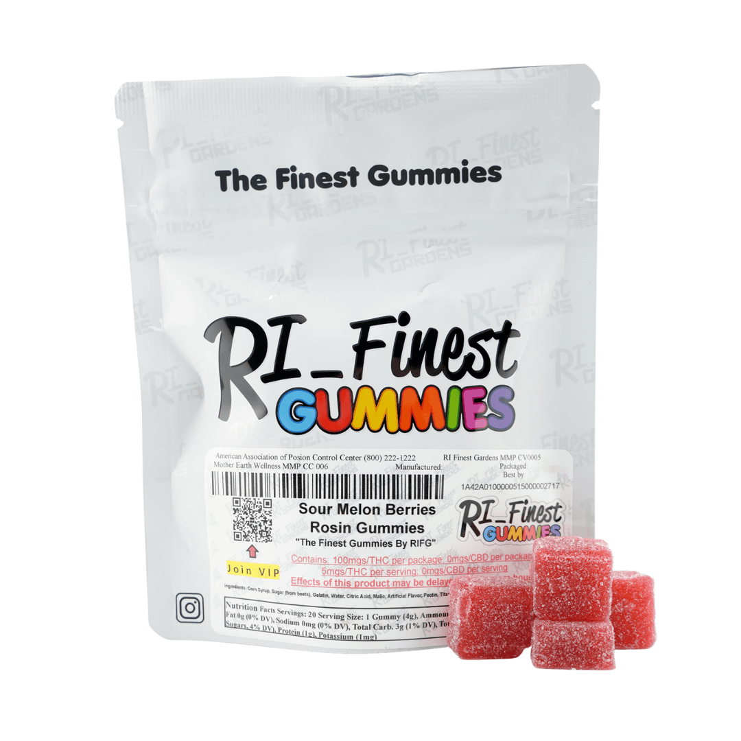 Sour Melon Berries Rosin Gummies - 20pk