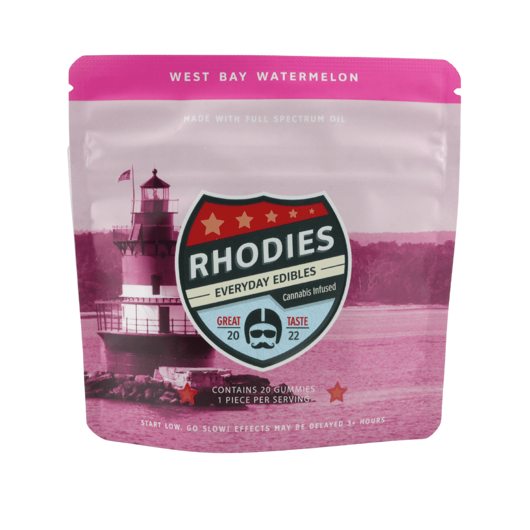 Rhodies 100mg - West Bay Watermelon - 5mg 20pk