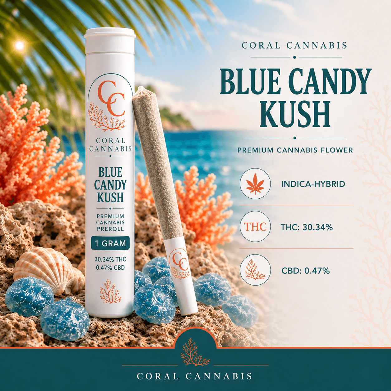 Blue Candy Kush Pre-Roll