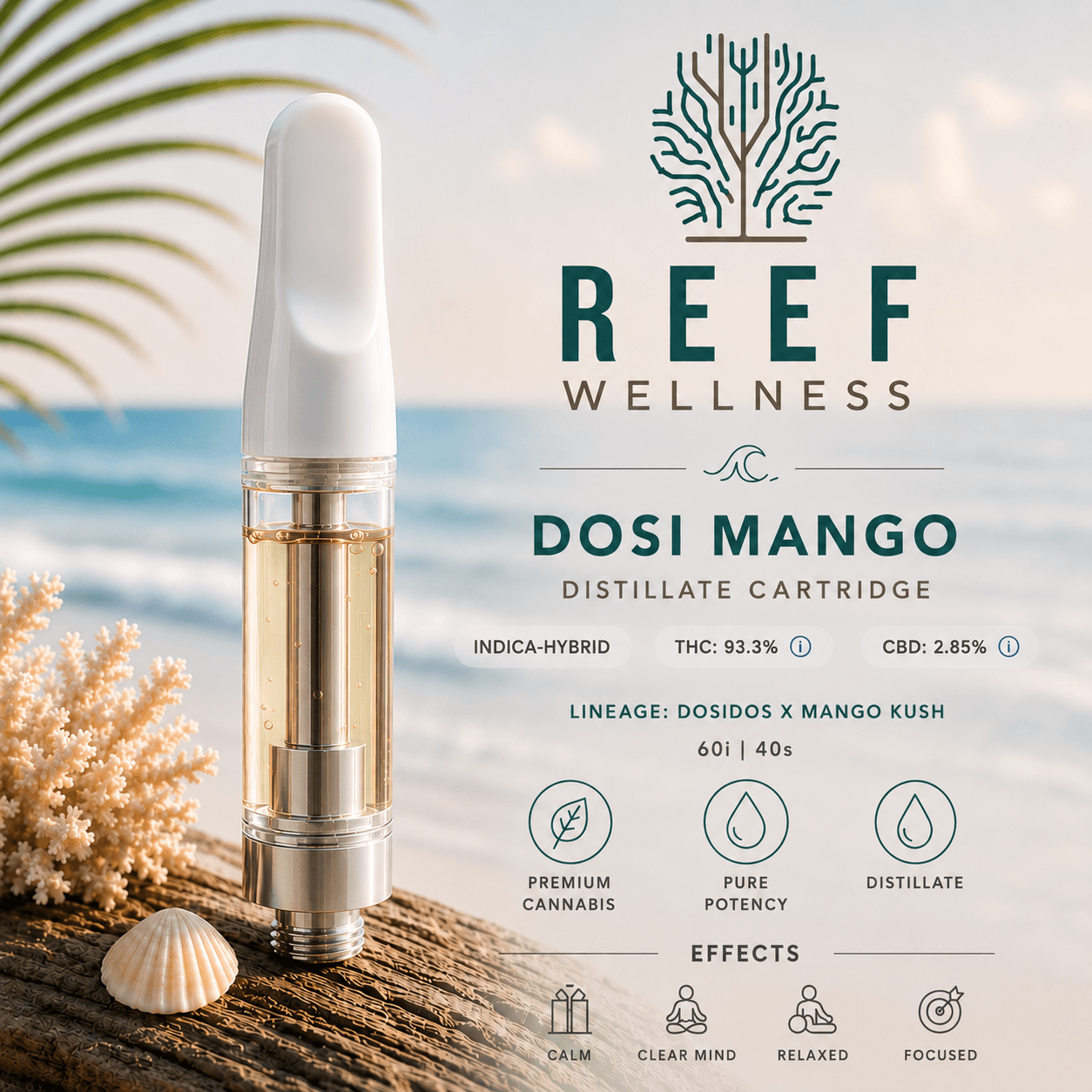Dosi Mango Distillate Cartridge