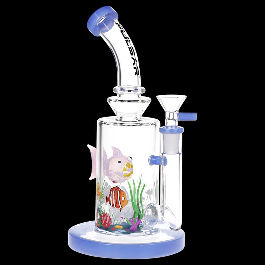 Fish Out Of Water Glass Water Pipe | 9" | 14mm F