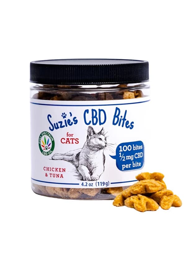 Suzie's CBD Bites for Cats | 0.5mg | 100pcs