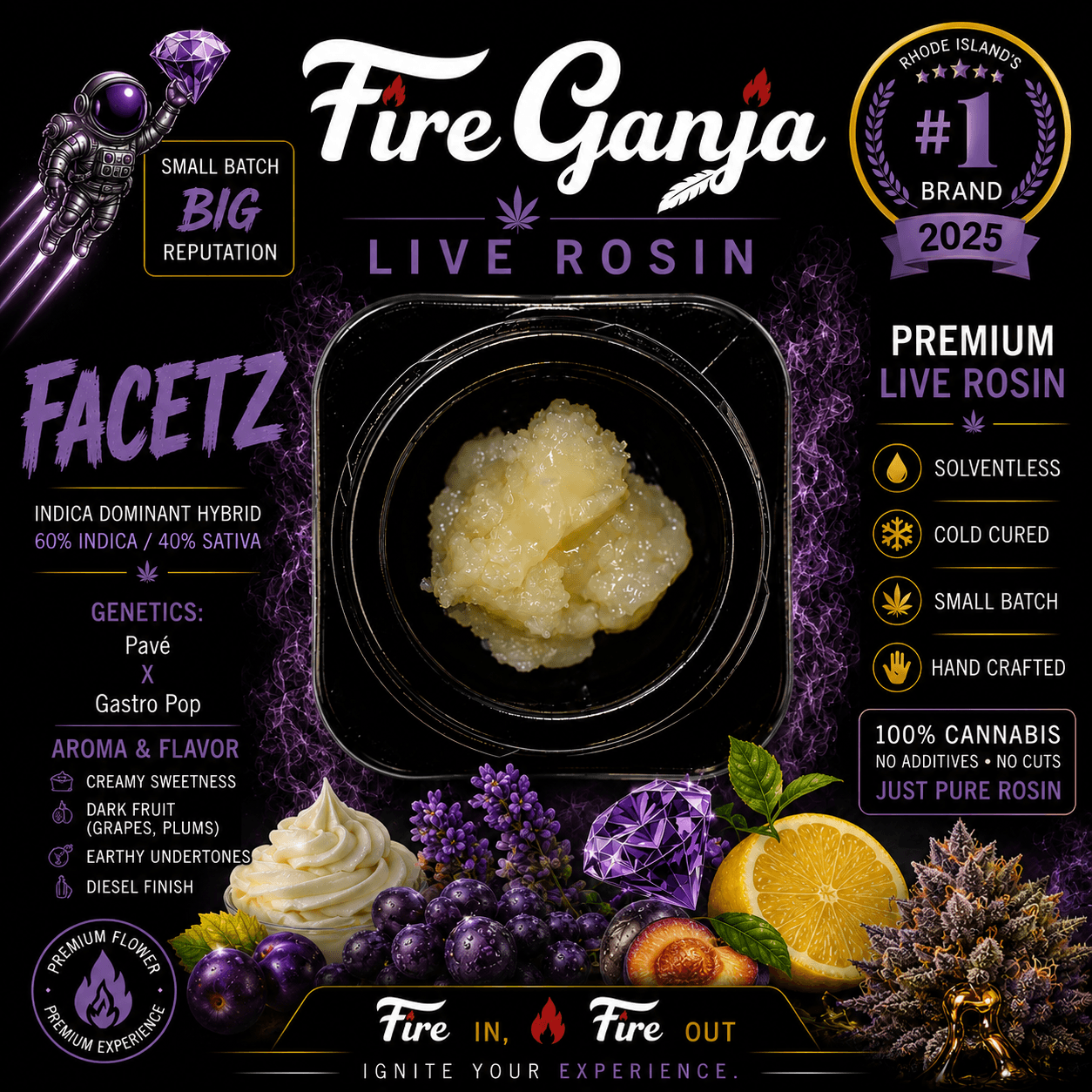 Facetz | Live Rosin Baller Jar
