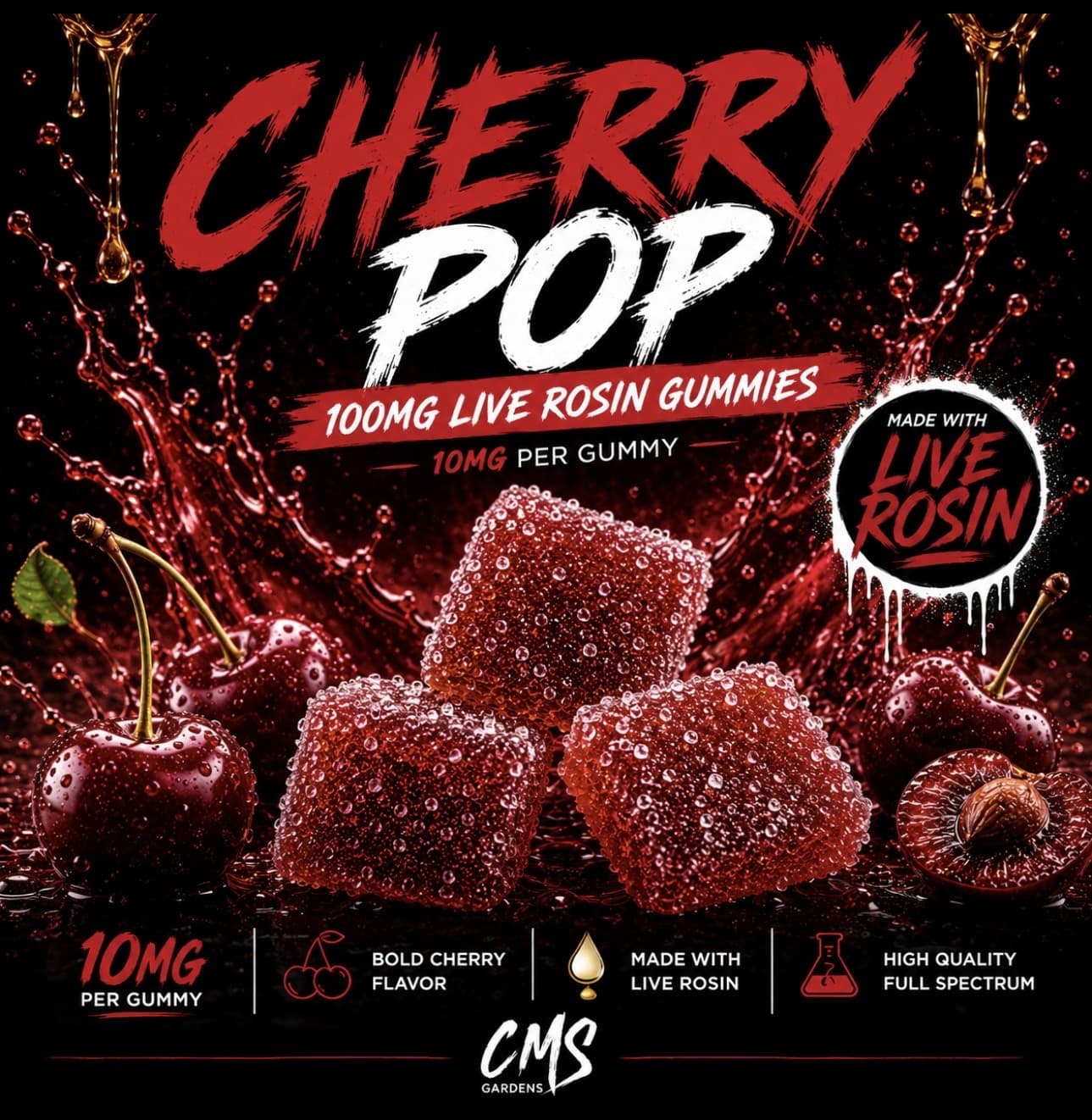 Cherry Pop Gummies | 10 Pack