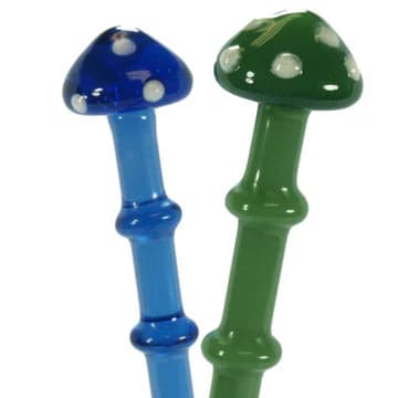 Glass Mushroom Dab Tool | 5"