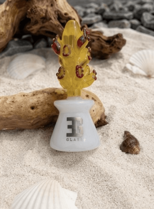Coral Hand Pipe (Green)