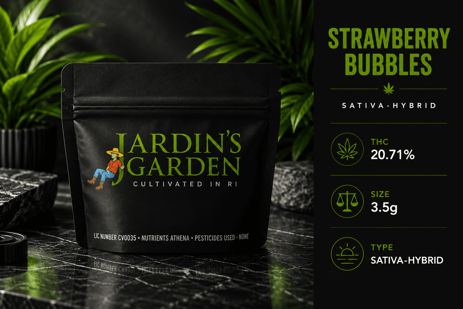 Jardin's Garden - Strawberry Bubbles