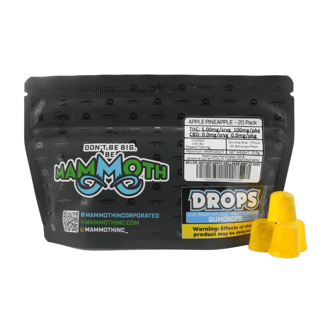 Apple Pineapple Live Rosin Gumdrops - 5mg 20pk