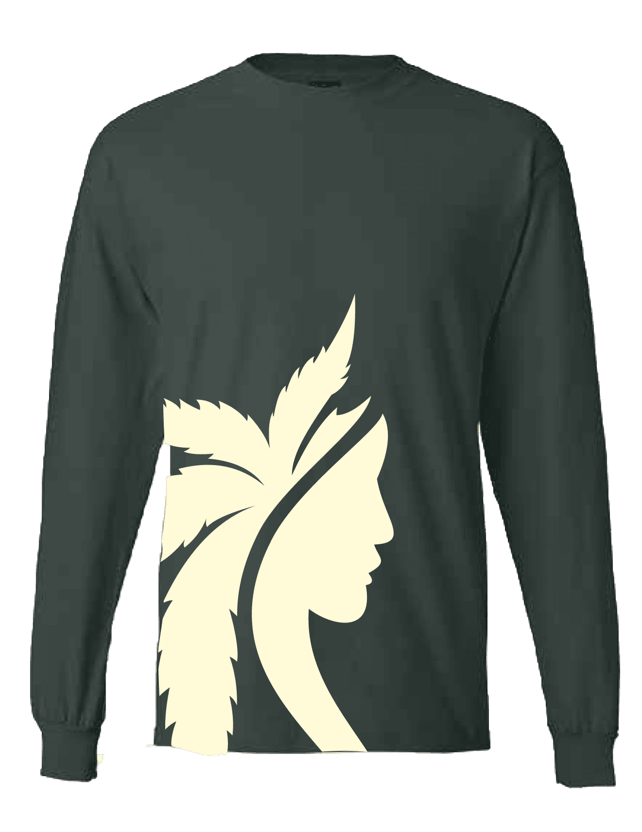 Logo Long Sleeve - Forest Green - XL