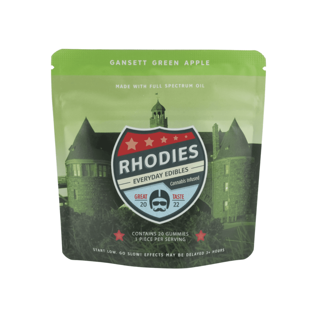 Rhodies 100mg Gansett Green Apple  - 20pk