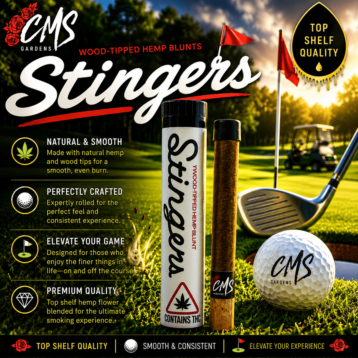 Apples & Bananas | Stinger Hemp Blunt