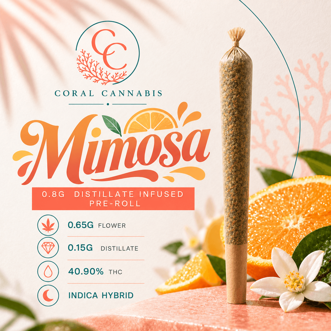 Mimosa Distillate Infused Pre-Roll