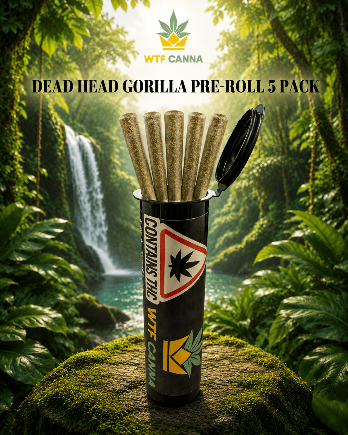 DeadHead Gorilla Pre-roll (5 Pack)