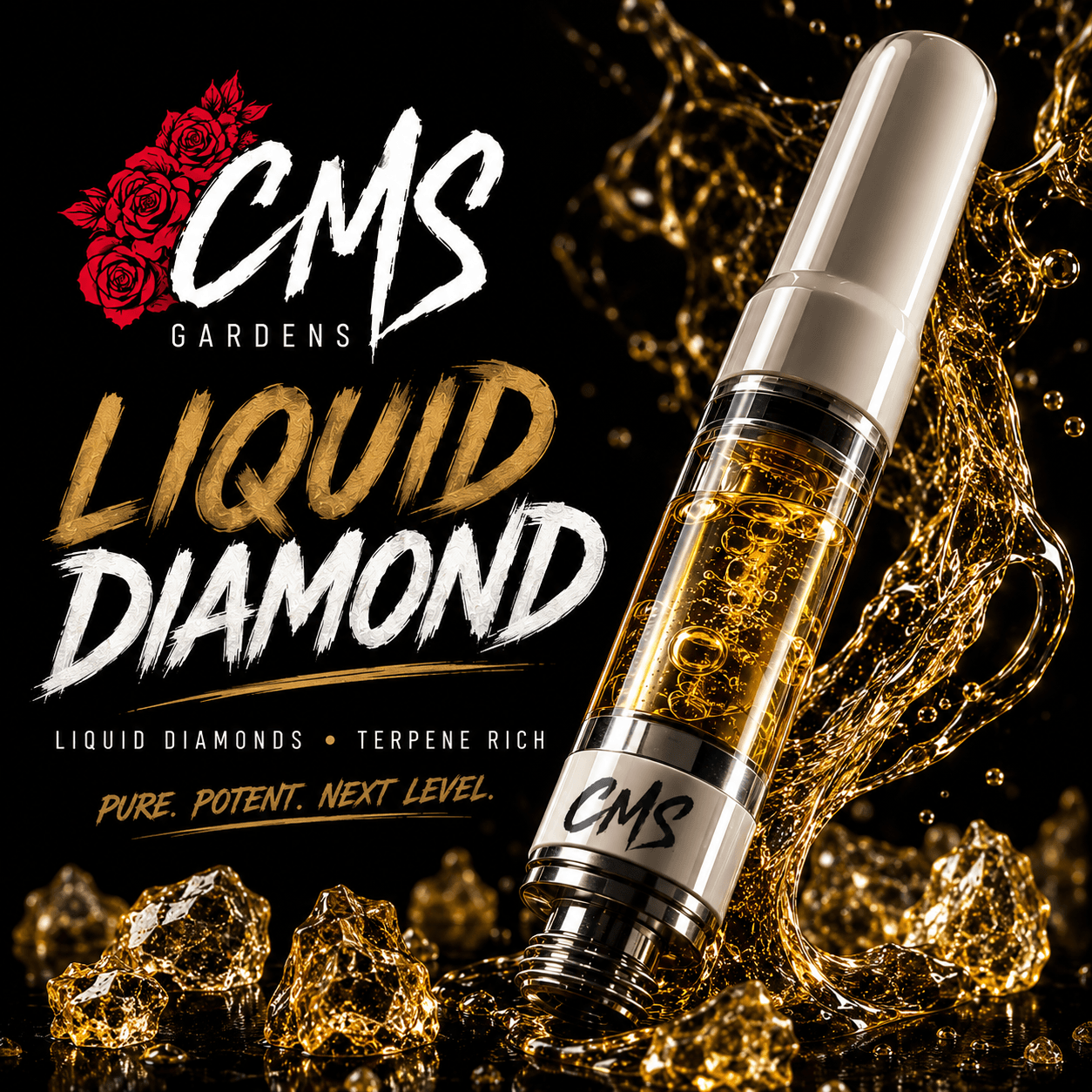 Black Maple | Liquid Diamond Vape Cart