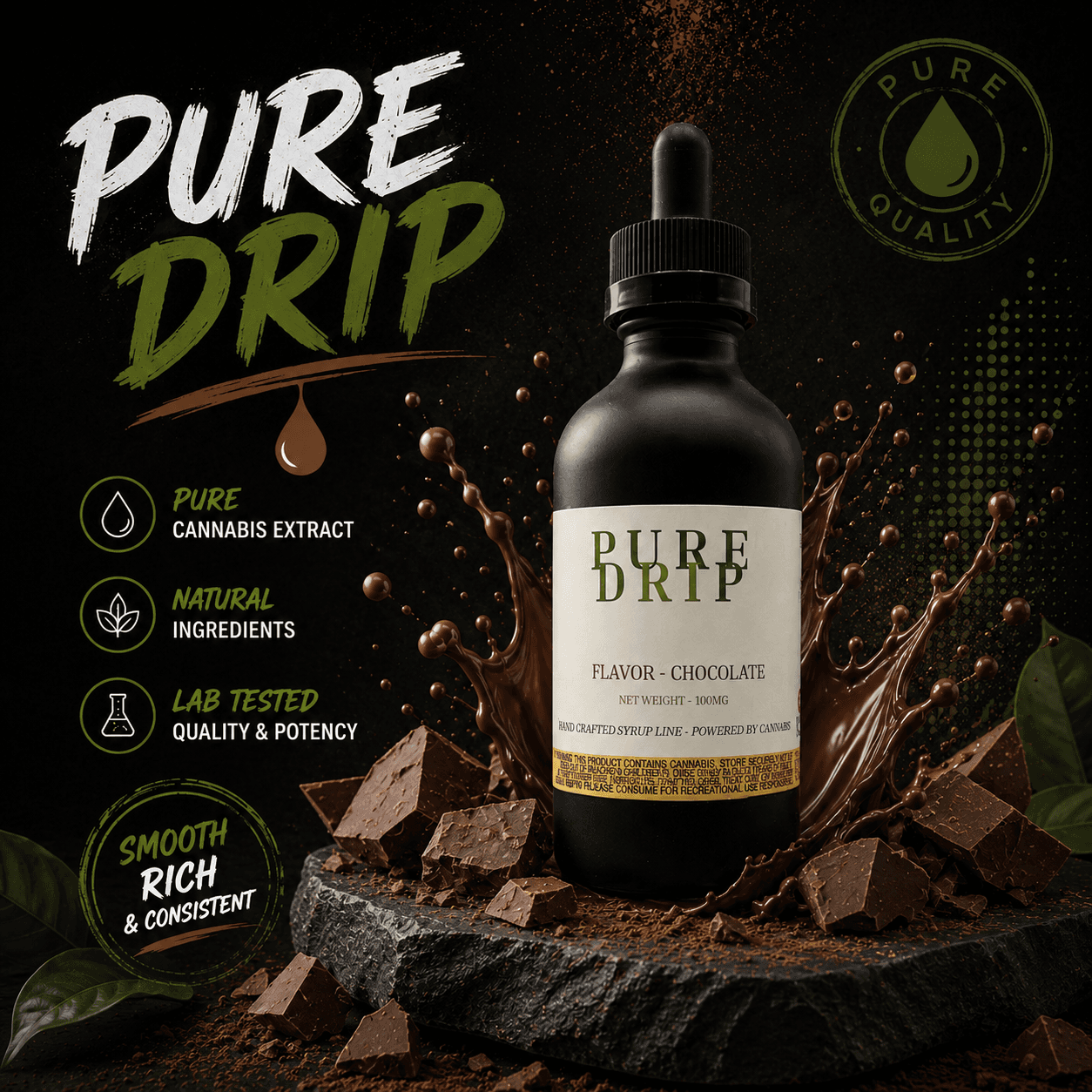 Pure Drip - Chocolate Syrup - 100mg